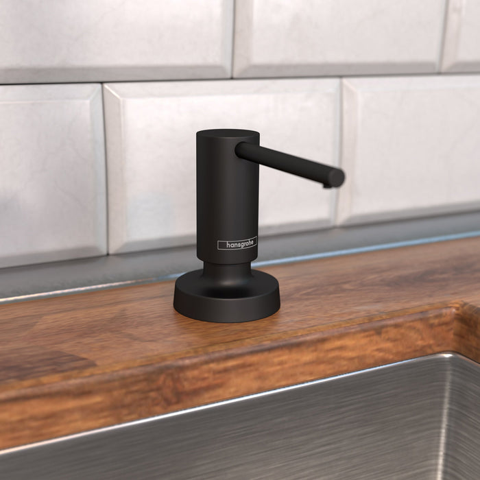 hansgrohe Talis Soap Dispenser, matte black - view 2