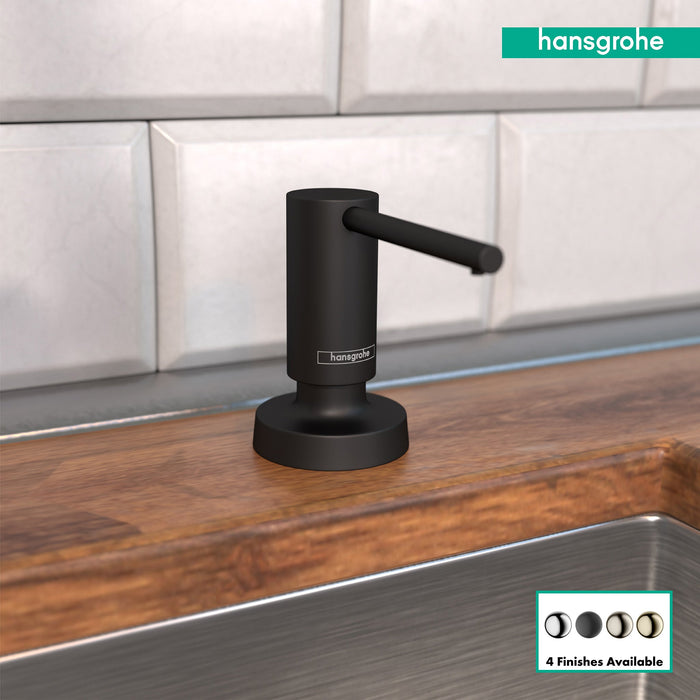 hansgrohe Talis Soap Dispenser, matte black - view 3