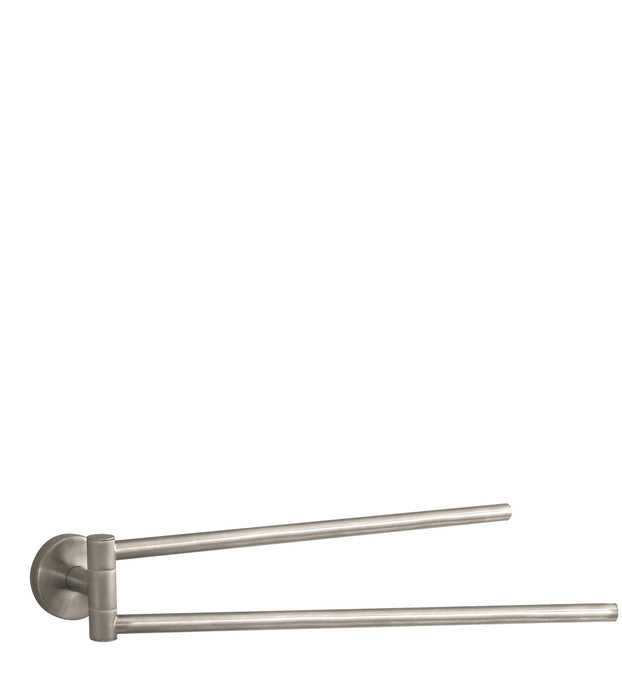 hansgrohe Logis Dual Towel Bar, brushed nickel