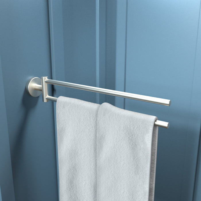 hansgrohe Logis Dual Towel Bar, brushed nickel - view 2