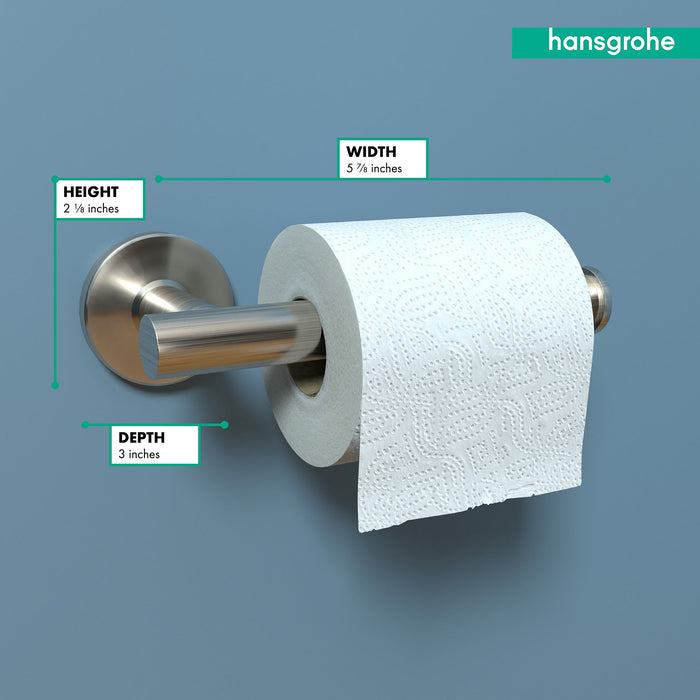 hansgrohe Logis Universal Toilet Paper Holder without Cover, chrome - view 3