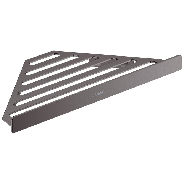 hansgrohe AddStoris Corner Basket, brushed black chrome