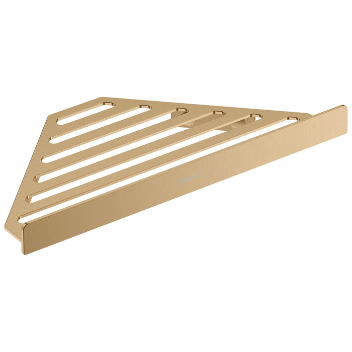 hansgrohe AddStoris Corner Basket, brushed bronze