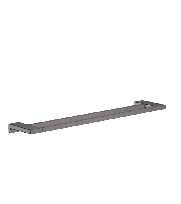 hansgrohe AddStoris Double Towel Bar, brushed black chrome