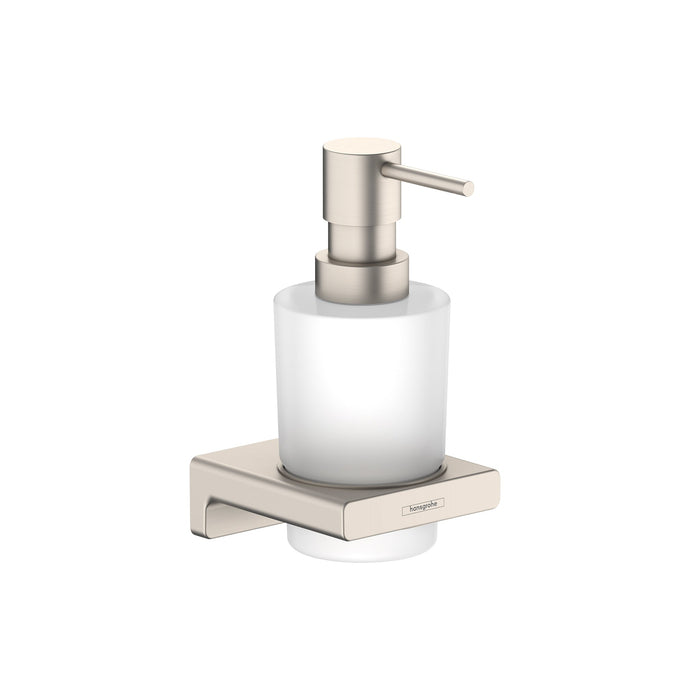 hansgrohe AddStoris Liquid soap dispenser, brushed nickel