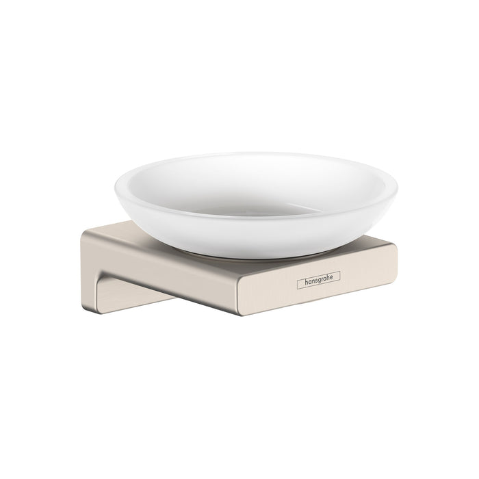 hansgrohe AddStoris Soap dish, brushed nickel