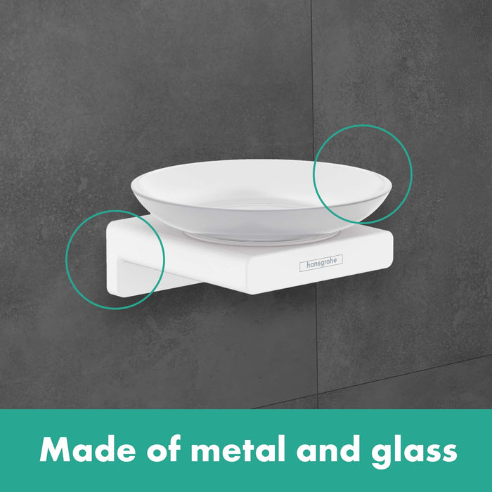 hansgrohe AddStoris Soap dish, matte white - view 2