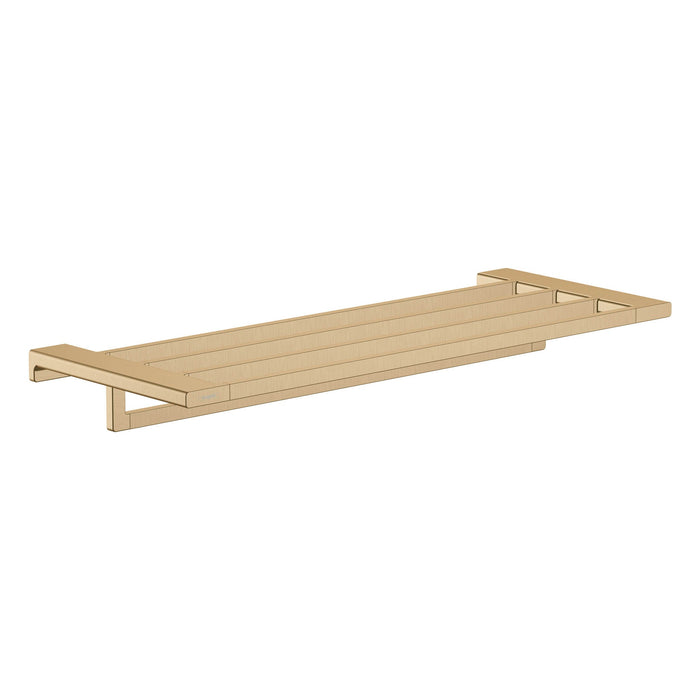 hansgrohe AddStoris Towel Rack with Towel Bar, brushed bronze