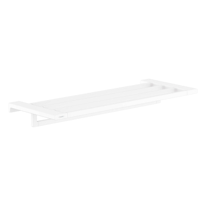 hansgrohe AddStoris Towel Rack with Towel Bar, matte white