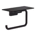 hansgrohe AddStoris Toilet Paper Holder with Shelf, matte black