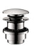 hansgrohe Push-Open Sink Drain, chrome