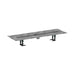 hansgrohe RainDrain 2" outlet 31 1/2" (800mm), brushed stainless steel