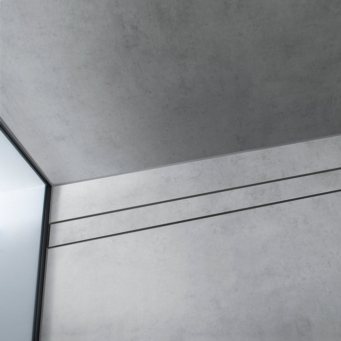 hansgrohe RainDrain Rock Trim Flex 35 1/4" Cut to Size and Tileable, nature stone - view 2