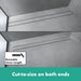 hansgrohe RainDrain Rock Trim Flex 35 1/4" Cut to Size and Tileable, nature stone - view 6