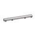 hansgrohe RainDrain Match Trim 23 5/8" with Height Adjustable Frame, brushed stainless steel