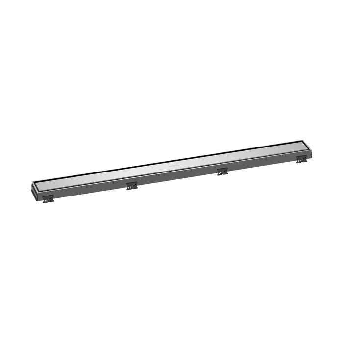 hansgrohe RainDrain Match Trim 31 1/2" with Height Adjustable Frame, chrome
