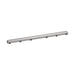 hansgrohe RainDrain Match Trim 39 3/8" with Height Adjustable Frame, brushed stainless steel