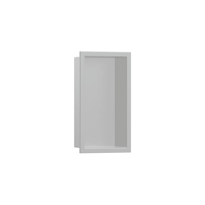 hansgrohe XtraStoris Original Wall Niche with Integrated Frame 12"x 6"x 4", concrete grey