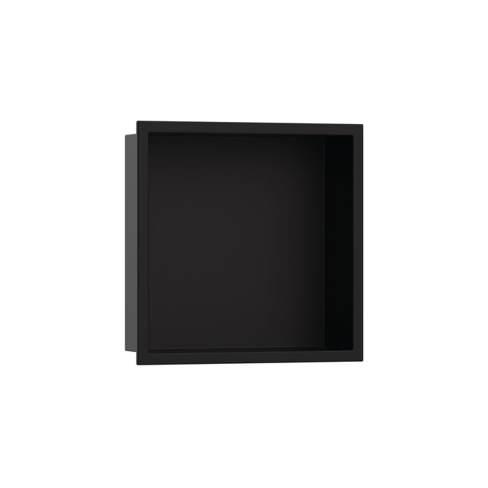 hansgrohe XtraStoris Original Wall Niche with Integrated Frame 12"x 12"x 4", matte black