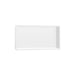 hansgrohe XtraStoris Original Wall Niche with Integrated Frame 12"x 24"x 4", matte white