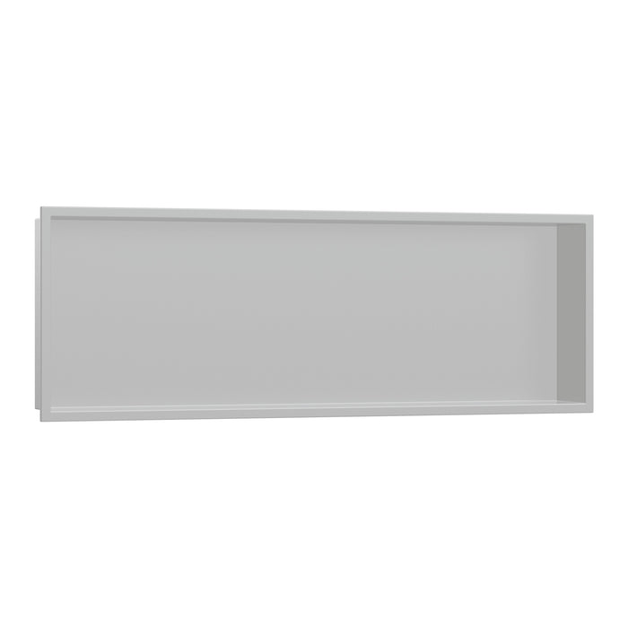 hansgrohe XtraStoris Original Wall Niche with Integrated Frame 12"x 36"x 4", concrete grey