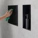 hansgrohe XtraStoris Minimalistic Wall Niche with Open Frame 12"x 6"x 4", matte black - view 5