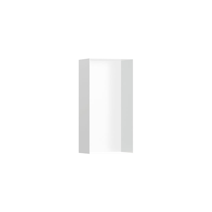 hansgrohe XtraStoris Minimalistic Wall Niche with Open Frame 12"x 6"x 4", matte white