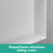 hansgrohe XtraStoris Minimalistic Wall Niche with Open Frame 12"x 12"x 4", brushed stainless steel - view 5