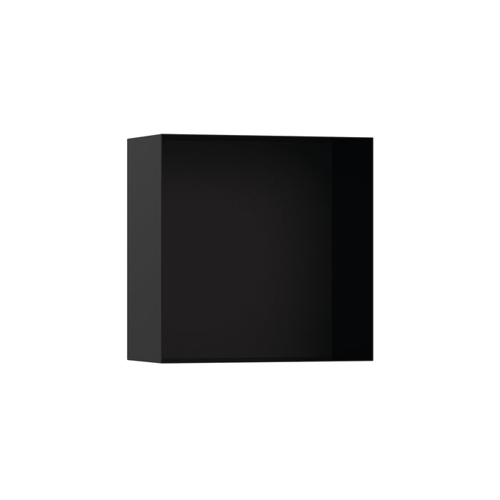 hansgrohe XtraStoris Minimalistic Wall Niche with Open Frame 12"x 12"x 5.5", matte black