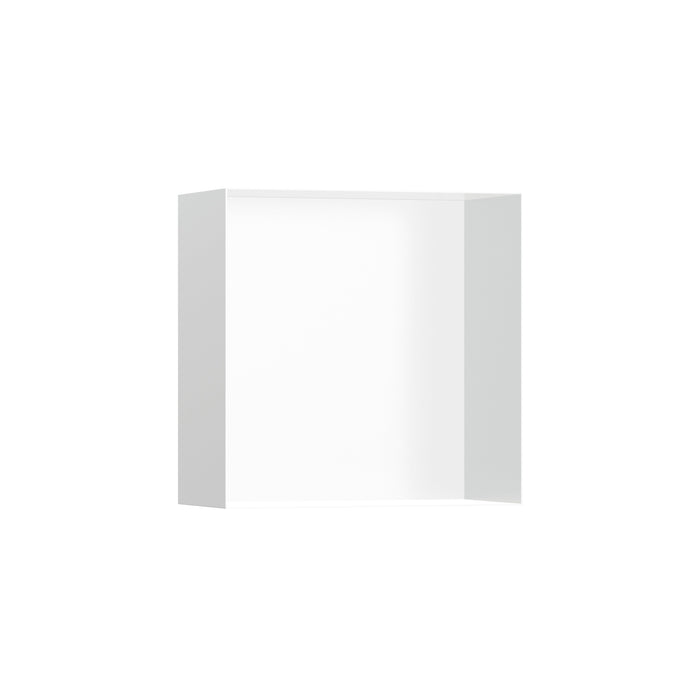 hansgrohe XtraStoris Minimalistic Wall Niche with Open Frame 12"x 12"x 5.5", matte white