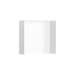 hansgrohe XtraStoris Minimalistic Wall Niche with Open Frame 12"x 12"x 5.5", matte white