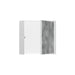 hansgrohe XtraStoris Rock Wall Niche with Tileable Door 12"x 12"x 5.5", matte white