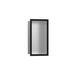 hansgrohe XtraStoris Individual Wall Niche Brushed Stainless Steel with Design Frame 12"x 6"x 4", matte black