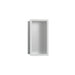 hansgrohe XtraStoris Individual Wall Niche Brushed Stainless Steel with Design Frame 12"x 6"x 4", matte white