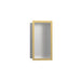 hansgrohe XtraStoris Individual Wall Niche Brushed Stainless Steel with Design Frame 12"x 6"x 4", polished gold optic