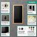 hansgrohe XtraStoris Individual Wall Niche Matte Black with Design Frame 12"x 6"x 4" - view 2