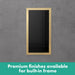 hansgrohe XtraStoris Individual Wall Niche Matte Black with Design Frame 12"x 6"x 4", matte white - view 4