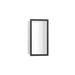 hansgrohe XtraStoris Individual Wall Niche Matte White with Design Frame 12"x 6"x 4", brushed black chrome