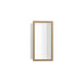 hansgrohe XtraStoris Individual Wall Niche Matte White with Design Frame 12"x 6"x 4", brushed bronze
