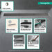 hansgrohe RainDrain Match Boardwalk Trim Boardwalk 23 5/8" with Height Adjustable Frame, brushed stainless steel - view 4
