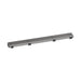 hansgrohe RainDrain Match Boardwalk Trim Broadwalk 27 5/8" with Height Adjustable Frame, brushed stainless steel