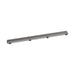 hansgrohe RainDrain Match Boardwalk Trim Boardwalk 35 1/4" with Height Adjustable Frame, brushed stainless steel