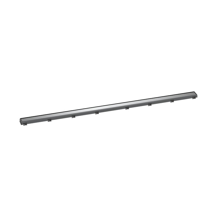 hansgrohe RainDrain Match Trim 59 1/8" with Height Adjustable Frame, chrome
