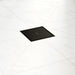 hansgrohe RainDrain Brilliance Point Drain Set 4"x 4" Trim Tileable Rear Cover and Rough, matte black - view 5
