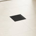 hansgrohe RainDrain Brilliance Point Drain Set 6"x 6" Trim with Height Adjustable Frame and Rough, brushed stainless...
