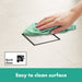 hansgrohe RainDrain Brilliance Point Drain Set 6"x 6" Trim with Height Adjustable Frame and Rough, brushed stainless...