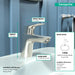 hansgrohe Logis Single-Hole Faucet 70 with Pop-Up Drain, 1.2 GPM, brushed nickel - view 4