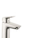 hansgrohe Logis Single-Hole Faucet 100 with Pop-Up Drain, 1.2 GPM, brushed nickel