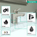 hansgrohe Logis Single-Hole Faucet 100 with Pop-Up Drain, 1.2 GPM, brushed nickel - view 3
