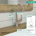 hansgrohe Logis Single-Hole Faucet 210 with Swivel Spout and Pop-Up Drain, 1.2 GPM, brushed nickel - view 4